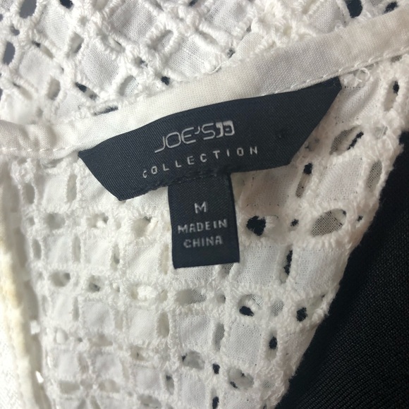 Joe’s Collection white zippered top! - Picture 2 of 4